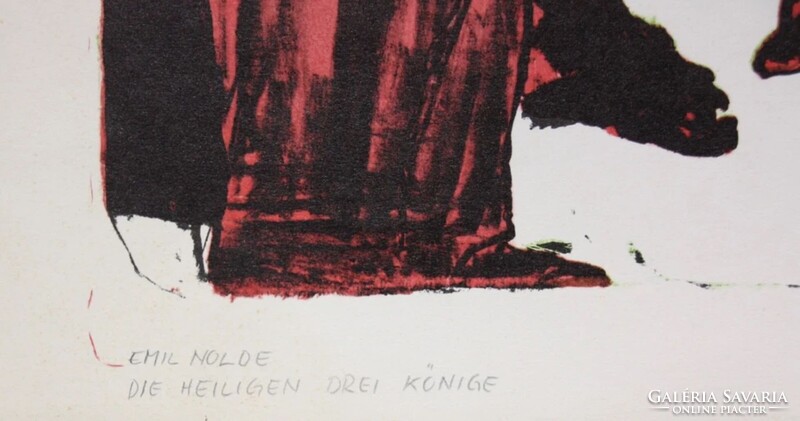 Emil Nolde: "A szent három királyok"