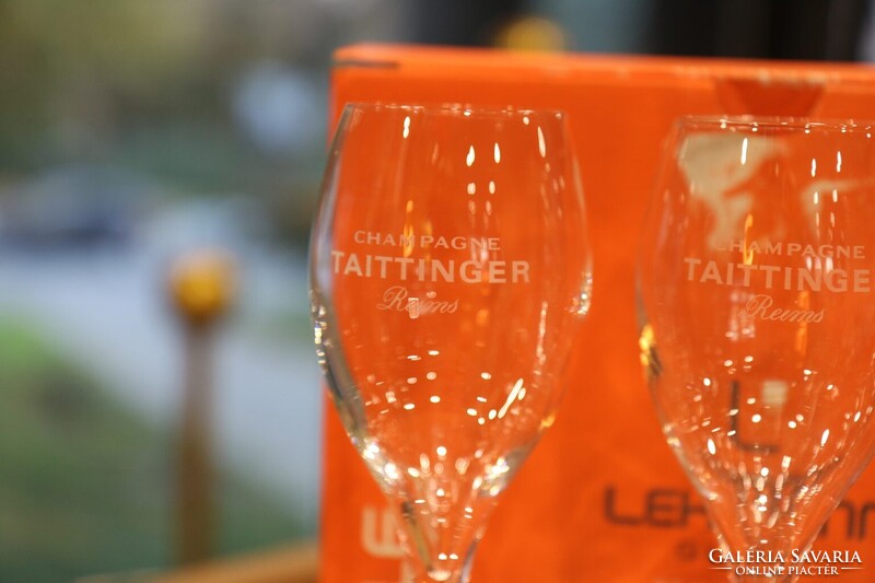 TAITTINGER Champagne 16 cl-es kristályüveg kóstoló pohár készlet (6 db)