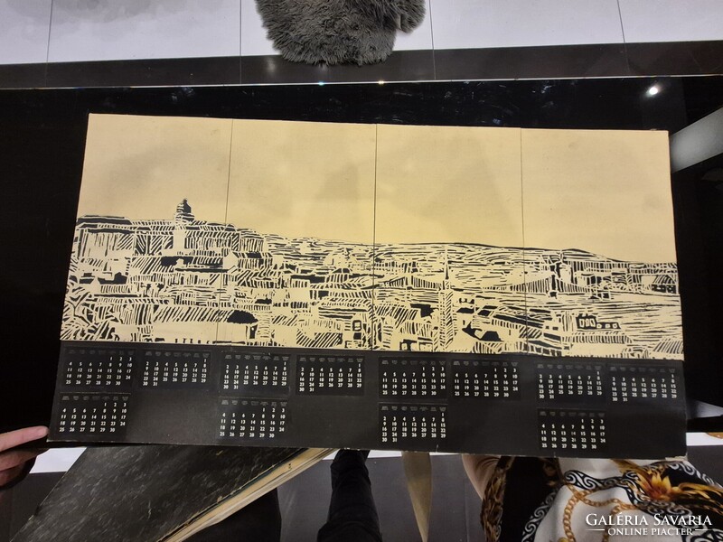 Különleges naptár Budapest látképe