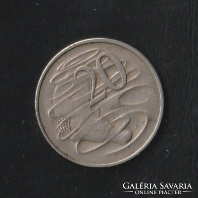Ausztrál 20 cent 1967