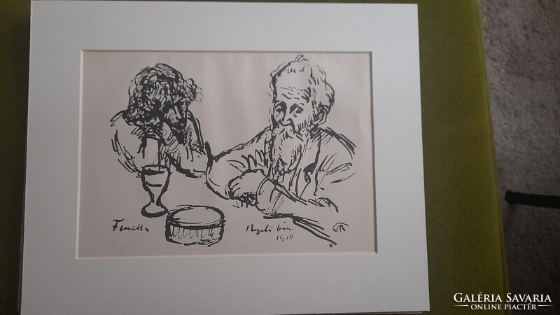 Rippl-Rónai József: Rippli bácsi és Frenella