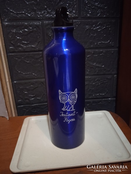 24 cm blue glass Instant Fogas Budapest drink holder new