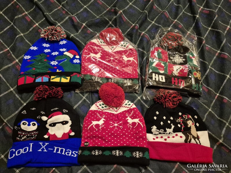 Világító sapka ünnepekre