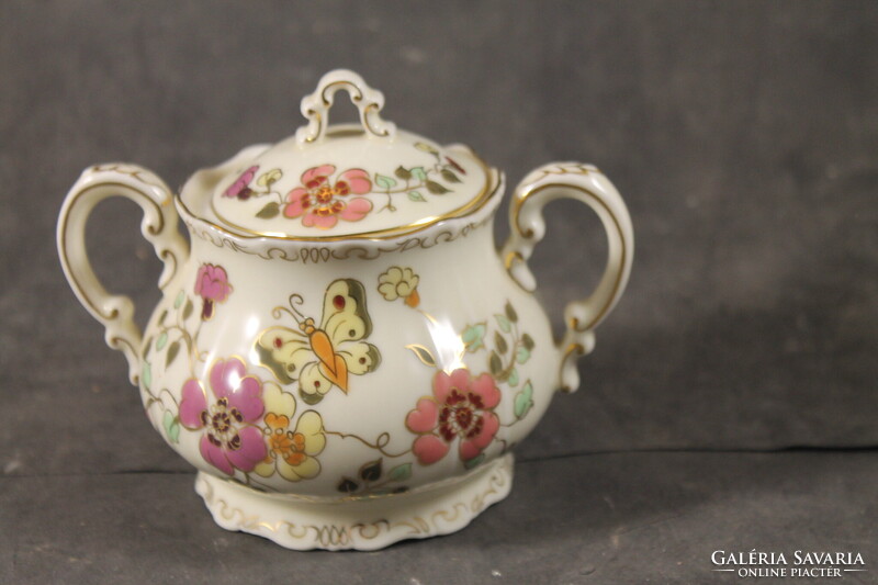 Zsolnay pillangós cukortartó 770