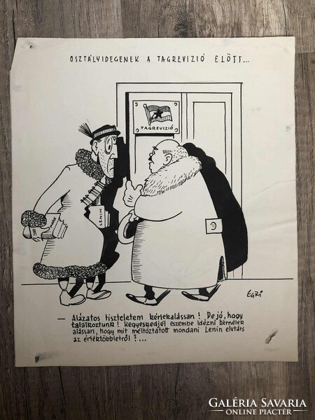 Egri László grafika - Párbeszéd