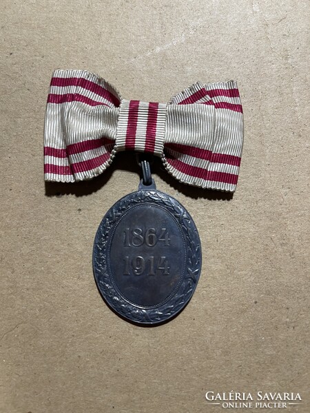Vöröskereszt kitüntetés ezüst díszjelvény, 1914