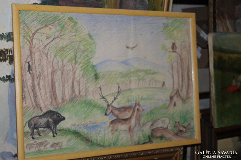 Szignált festmény 760