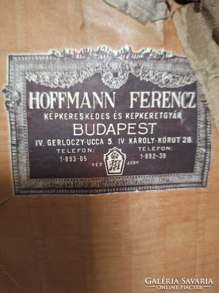 Ács Ágoston nagyméretű kép eredeti 1941-es számlával!