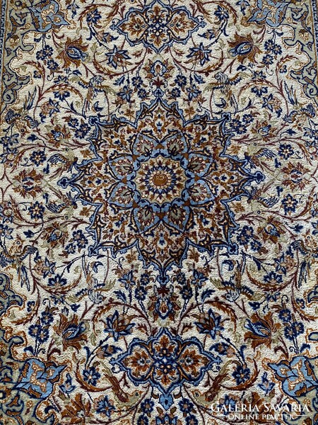 Exkluzív Isfahan Selyem Perzsa Szőnyeg  167x110