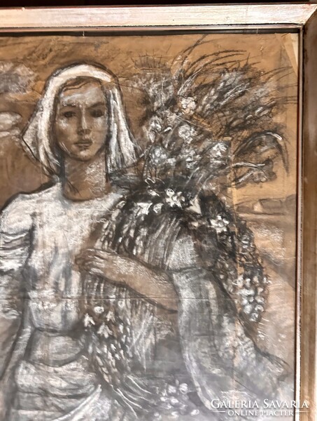 Mattioni Eszter, Arató leány, aukción szerepelt nagy méret!