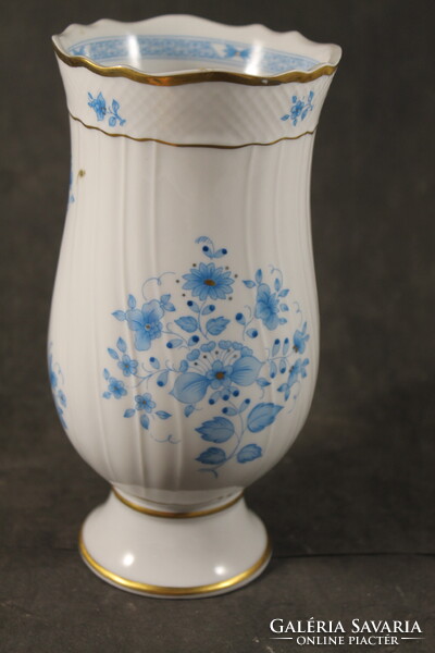 Hollóházi ritka mintás talpas váza 801