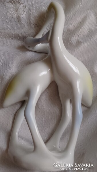 Hollóházi vízi madár páros hibátlan