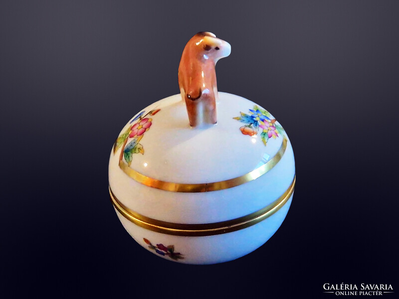 Herendi bika fogós viktória mintás bonbonier