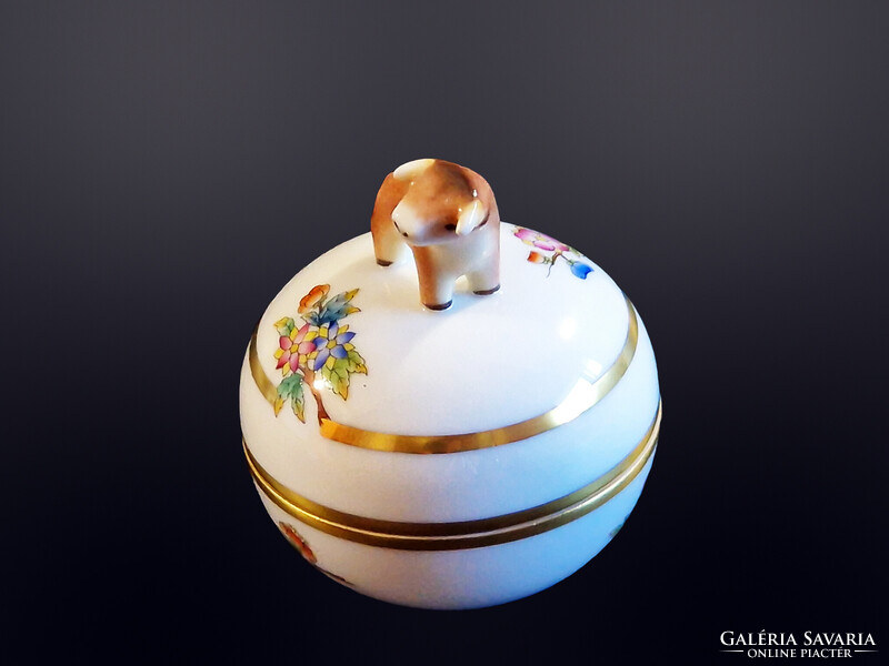 Herendi bika fogós viktória mintás bonbonier