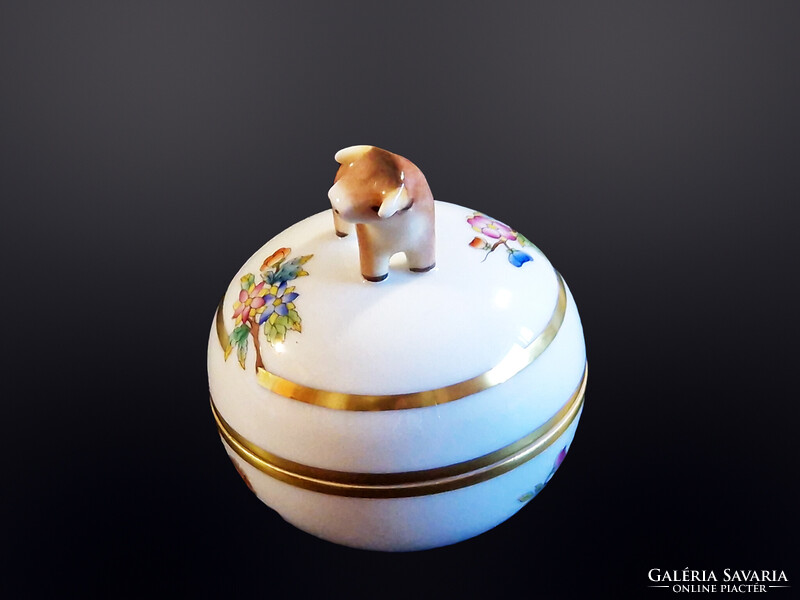 Herendi bika fogós viktória mintás bonbonier