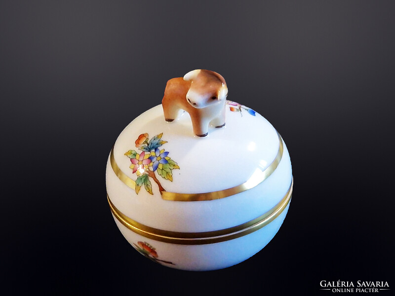 Herendi bika fogós viktória mintás bonbonier