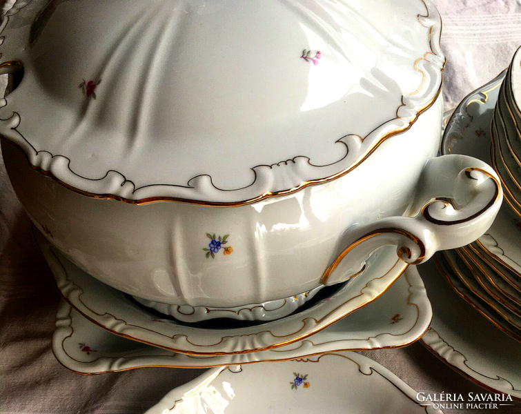 ZSOLNAY ÉTKÉSZLET, 42 darab