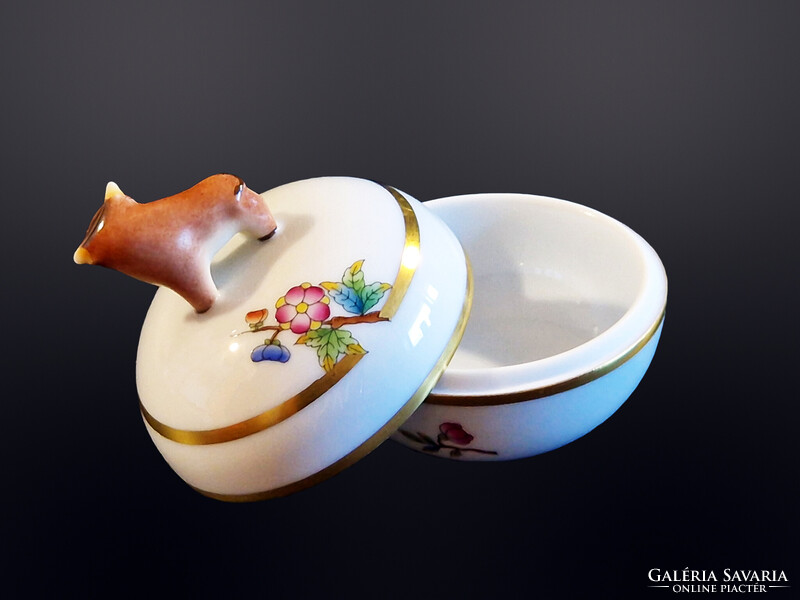 Herendi bika fogós viktória mintás bonbonier