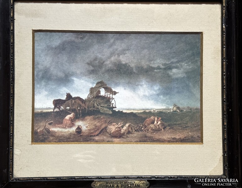 Munkácsy Mihály Vihar a pusztán