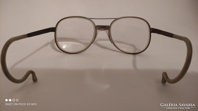 Antik régi szemüveg keret drótos