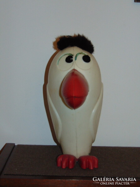 Magyar Posta műanyag fehér holló figura