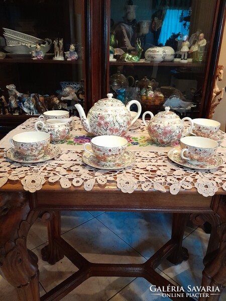 Zsolnay perzsamintas teaskeszlet