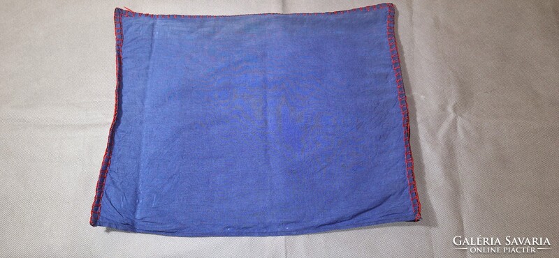 Kakasos néprajzi  vászon párnahuzat díszpárna