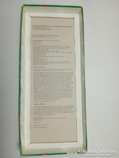 Régi, retró karácsonyfa égősor, izzósor  20 darabos,   --9--