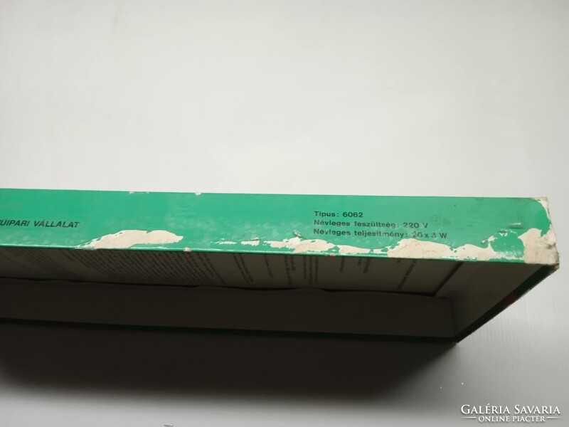 Régi, retró karácsonyfa égősor, izzósor  20 darabos,   --9--