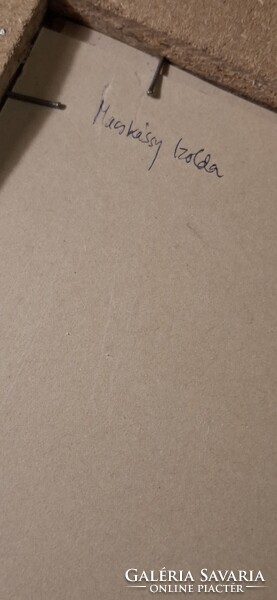 Macskássy Izolda selyem kép