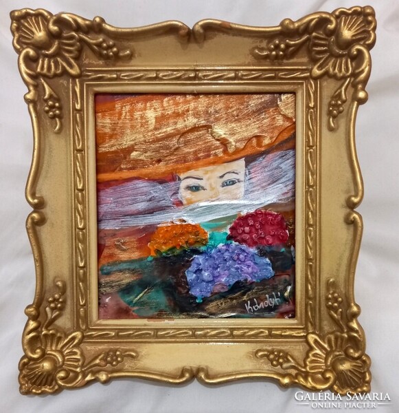 Prima díjas művésztől Négy évszak miniatúrák..Károlyfi Zsófia /1952-