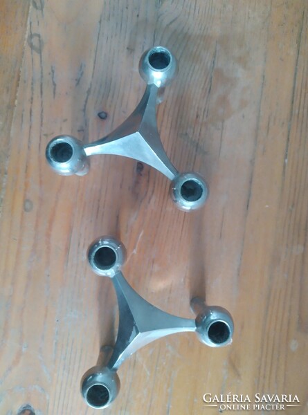 2 db Fritz Nagel retro moduláris gyertyatartó