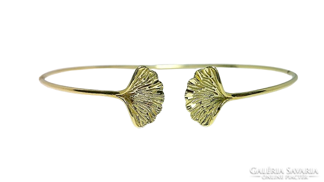 Ginkgo biloba mintás arany karreif (ZAL-Au136357)