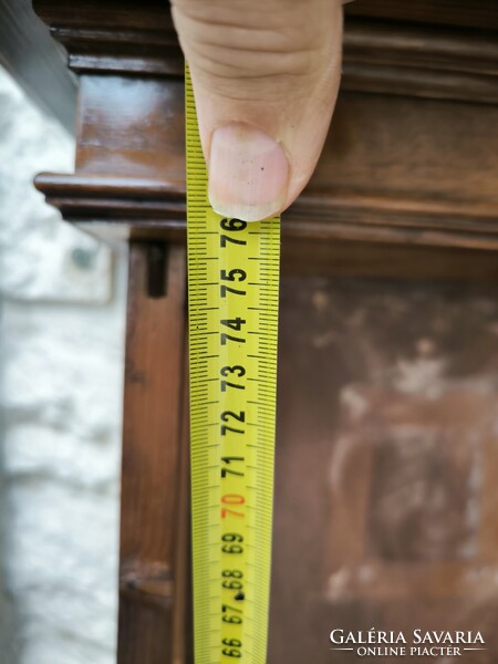 Szecessziós Art Deco falióra doboz,Fali vitrin szekrény kulcstartó lámpa tartó,Ereklye ,hàzi àldàs