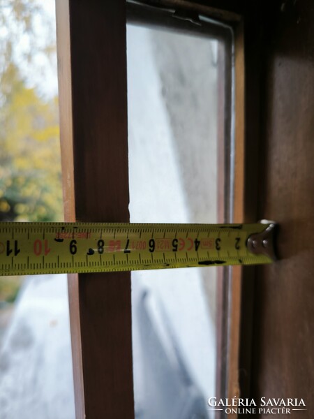 Szecessziós Art Deco falióra doboz,Fali vitrin szekrény kulcstartó lámpa tartó,Ereklye ,hàzi àldàs