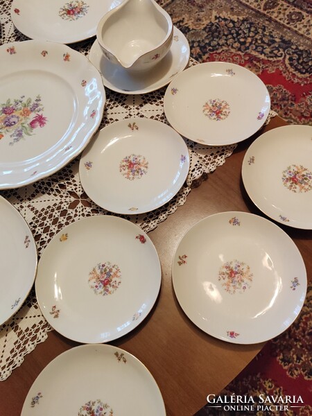 Régi, Jarolina Lengyel porcelán gyár 70-es évekből származó 22 darabos étkészlet