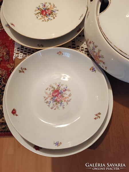 Régi, Jarolina Lengyel porcelán gyár 70-es évekből származó 22 darabos étkészlet