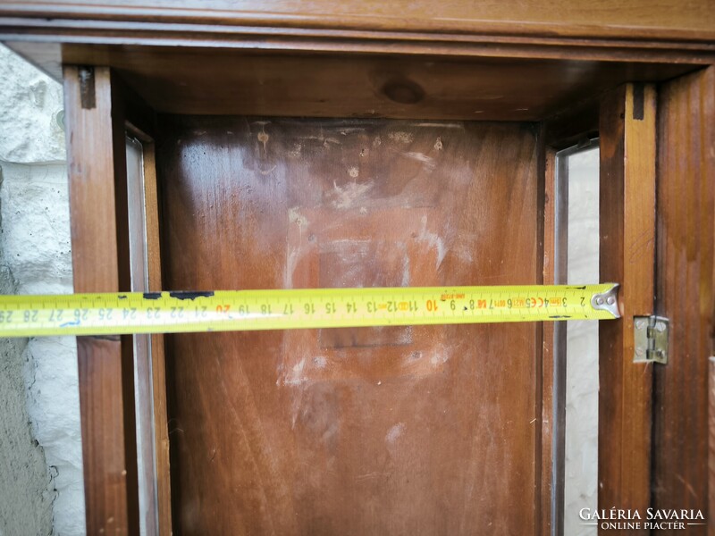 Szecessziós Art Deco falióra doboz,Fali vitrin szekrény kulcstartó lámpa tartó,Ereklye ,hàzi àldàs