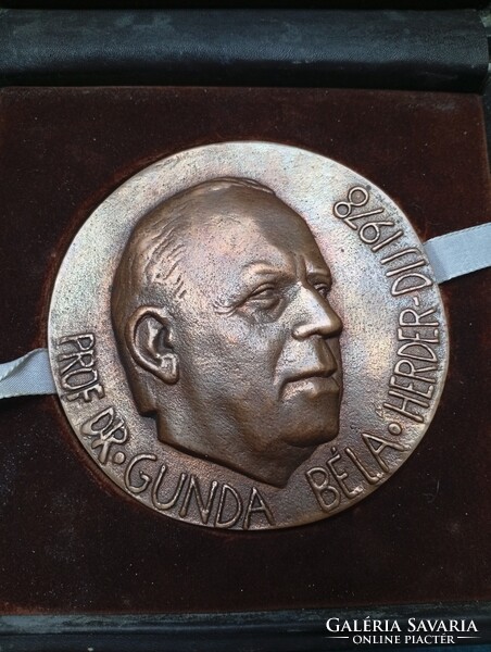 Vágó Márton:PROF DR GUNDA BÉLA HERDER DÍJ