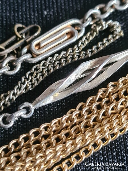 Arany ezüst színű bizsu karkötők nyaklánc csomag