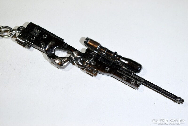 Puska kulcstartó , fegyver , militari , vadászat