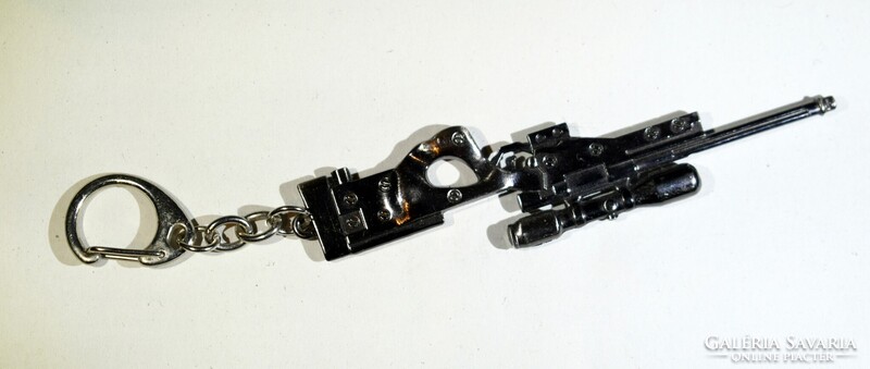 Puska kulcstartó , fegyver , militari , vadászat