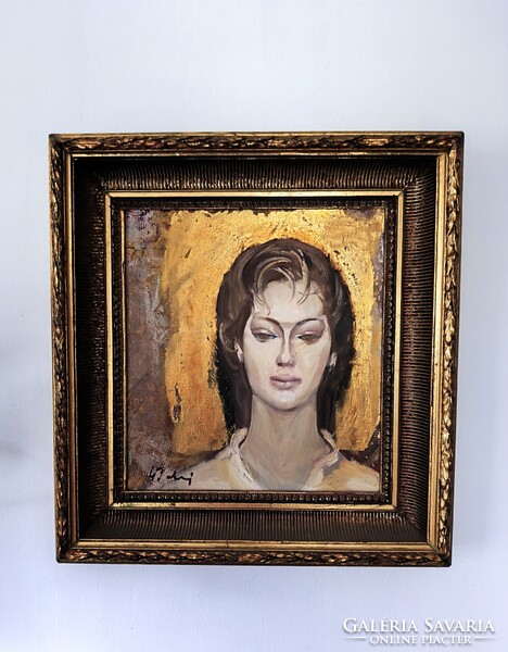 Cs. Pataj Mihály: Leányfej / festmény /
