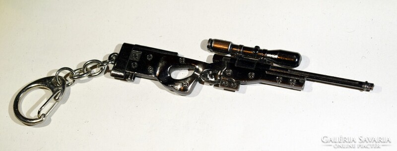 Puska kulcstartó , fegyver , militari , vadászat