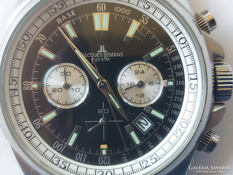 Jacques Lemans Chronograph férfi acél karóra