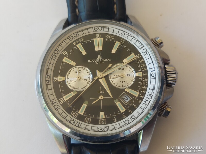 Jacques Lemans Chronograph férfi acél karóra
