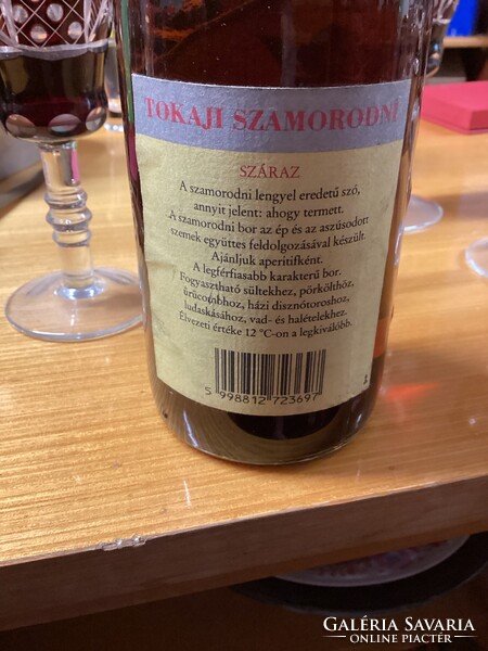 1988-as Tokaji Szamorodni 0,5 l, bontatlan