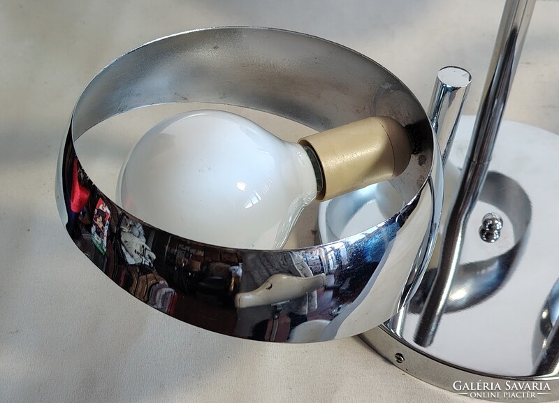 Space age Űrkorszaki króm mennyezeti lámpa Etro ALKUDHATÓ