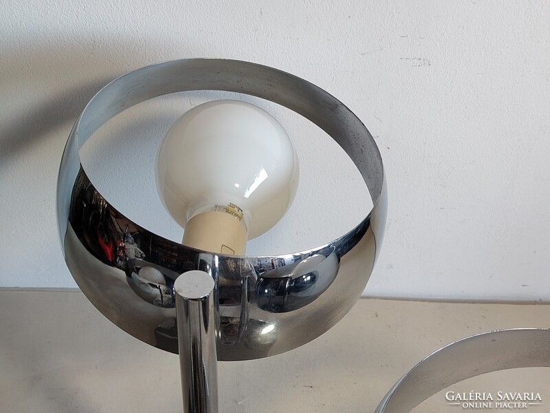 Space age Űrkorszaki króm mennyezeti lámpa Etro ALKUDHATÓ
