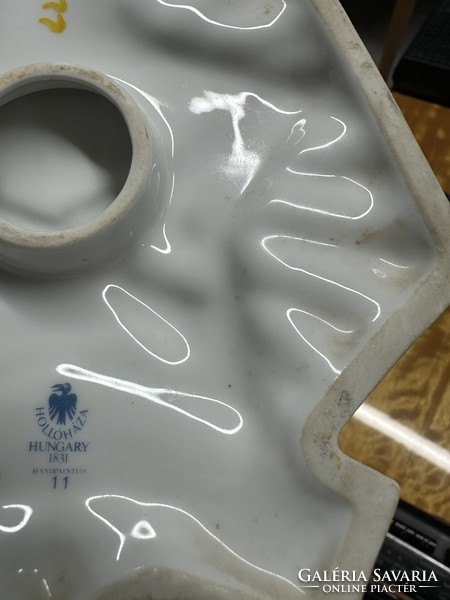 Szocialista Retro Hollóházi Porcelán Kádár címeres BM Határőrség falidísz